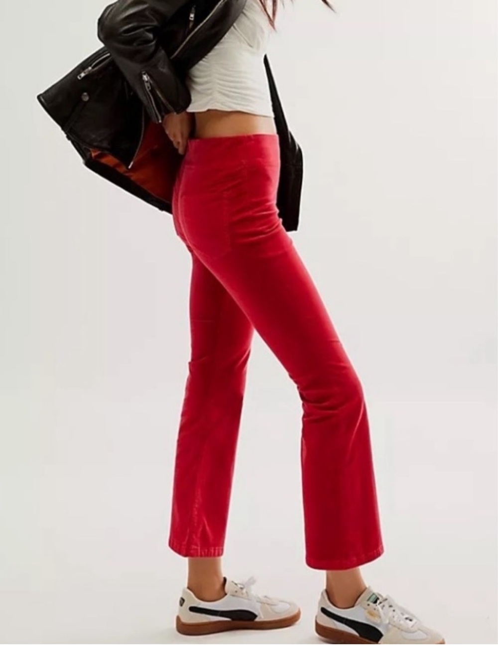 NEW We The Free in My Feelings mid rise crop boot kick flare pa…